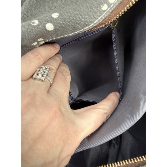 Maika Nochi Recycled Canvas Commuter Tote Bag Crossbody Strap Laptop Bag - Picture 12 of 16